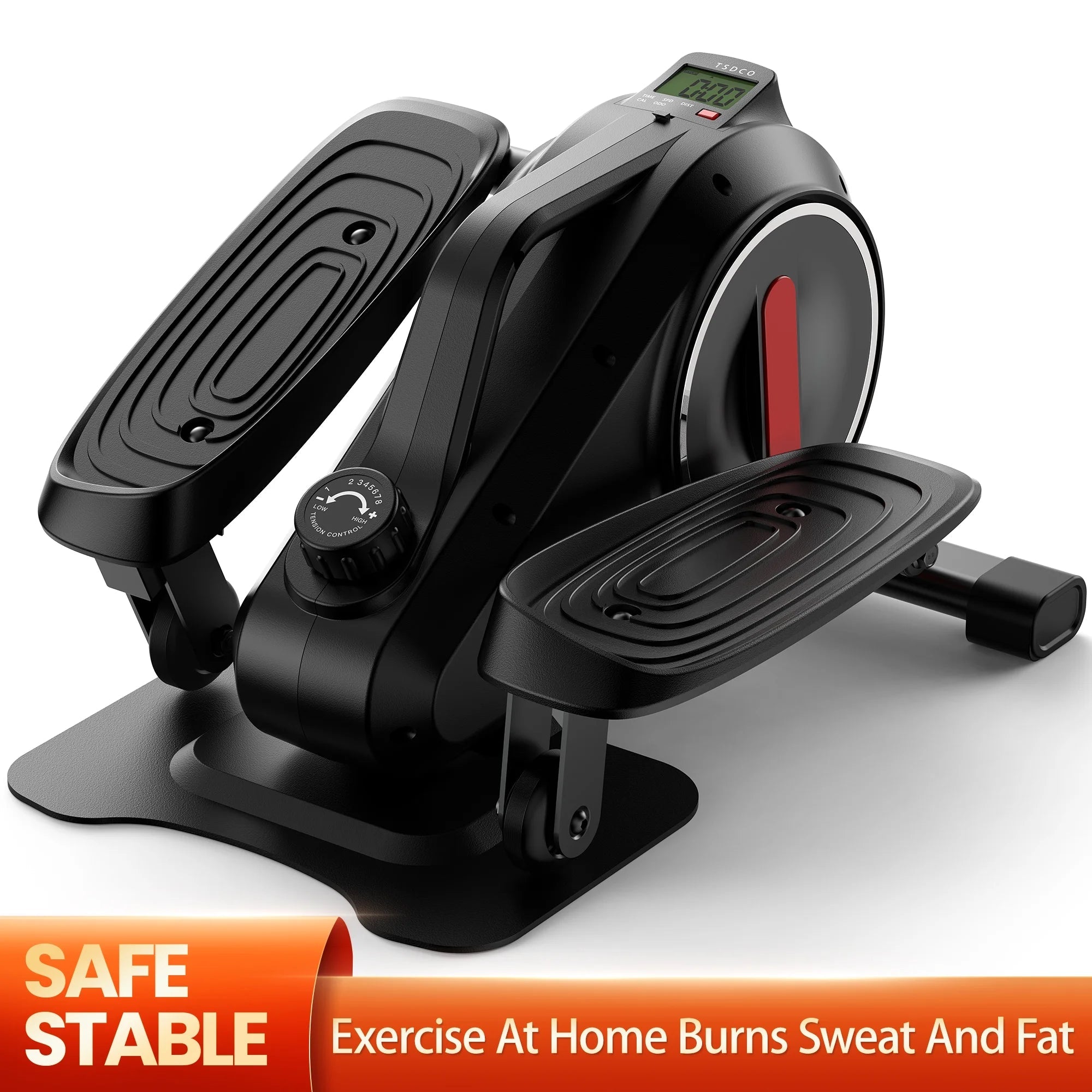 under Desk Elliptical, 8 Adjustable Speeds, Portable Foot