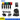 XPRT Fitness 11 - Piece Resistance Bands Set 150LB - Ultimate Home Gym Kit - AerobicBody