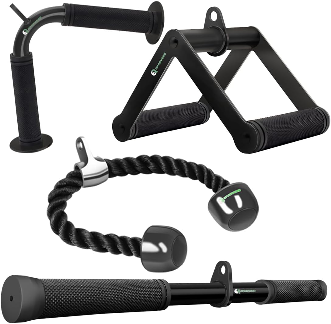 Cable Machine Attachment Set LAT Pulldown Attachments Weight Machine A ...
