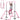 Gymnastics Bars Kids Kip Training Bars for Home, Folding Horizontal Bars with Adjustable Height, Practice Bar Gymnastic for Kid, Child, Girls, Boys - AerobicBody