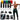 XPRT Fitness 11 - Piece Resistance Bands Set 150LB - Ultimate Home Gym Kit - AerobicBody